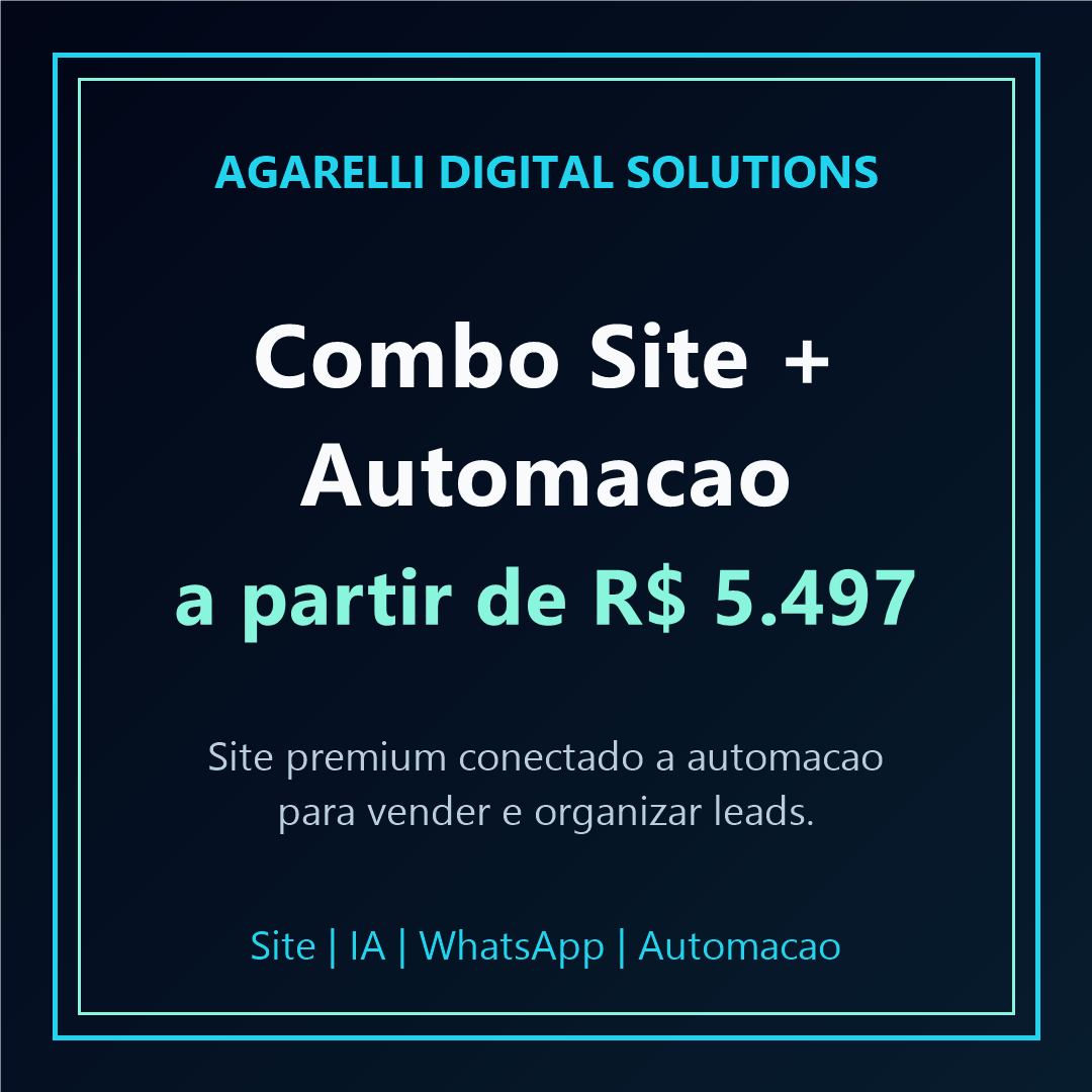 Combo Site e Automacao